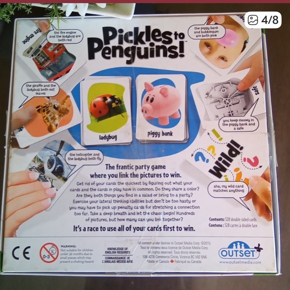 Pickles To Penguins Card Game - Picture 2 of 5